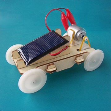  太阳能拼装玩具车