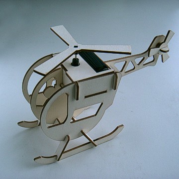 Plywood Solar Helicopter (DIY)