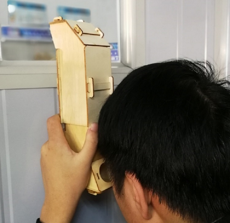 DIY wooden model periscope