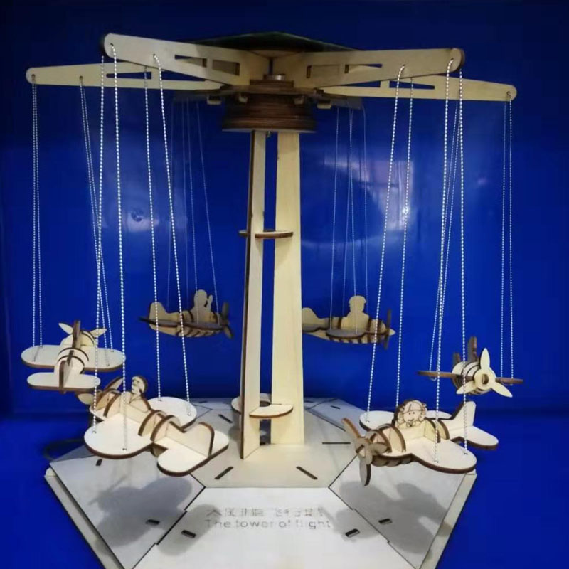 木质模型飞行塔