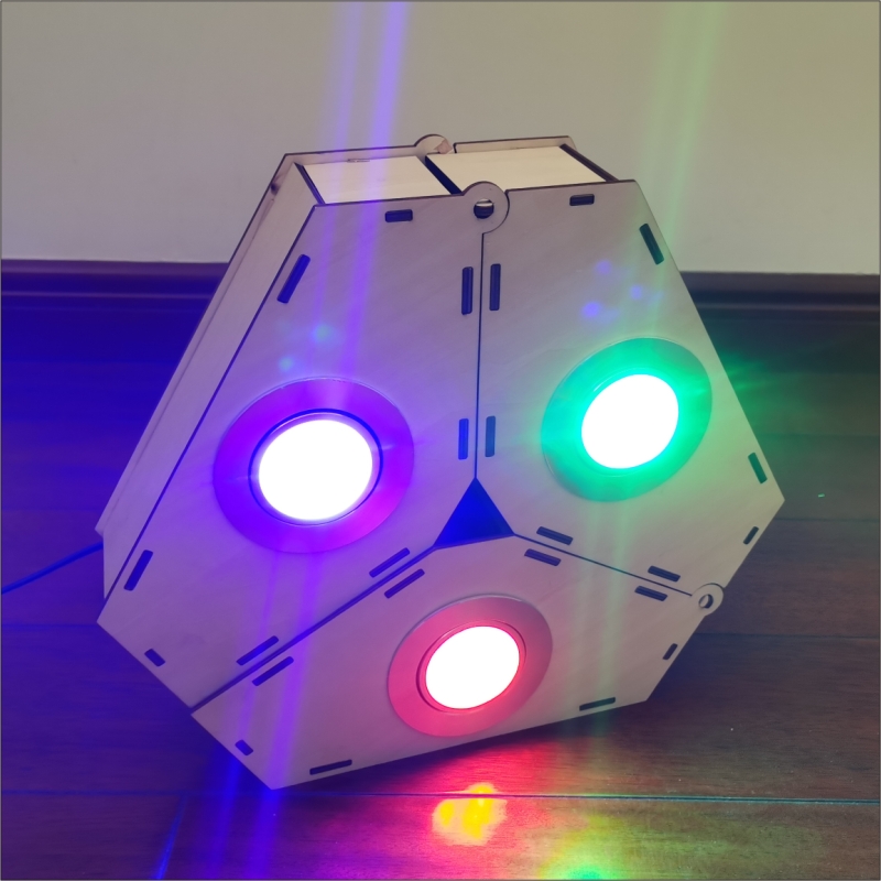 Three primary color projection light
